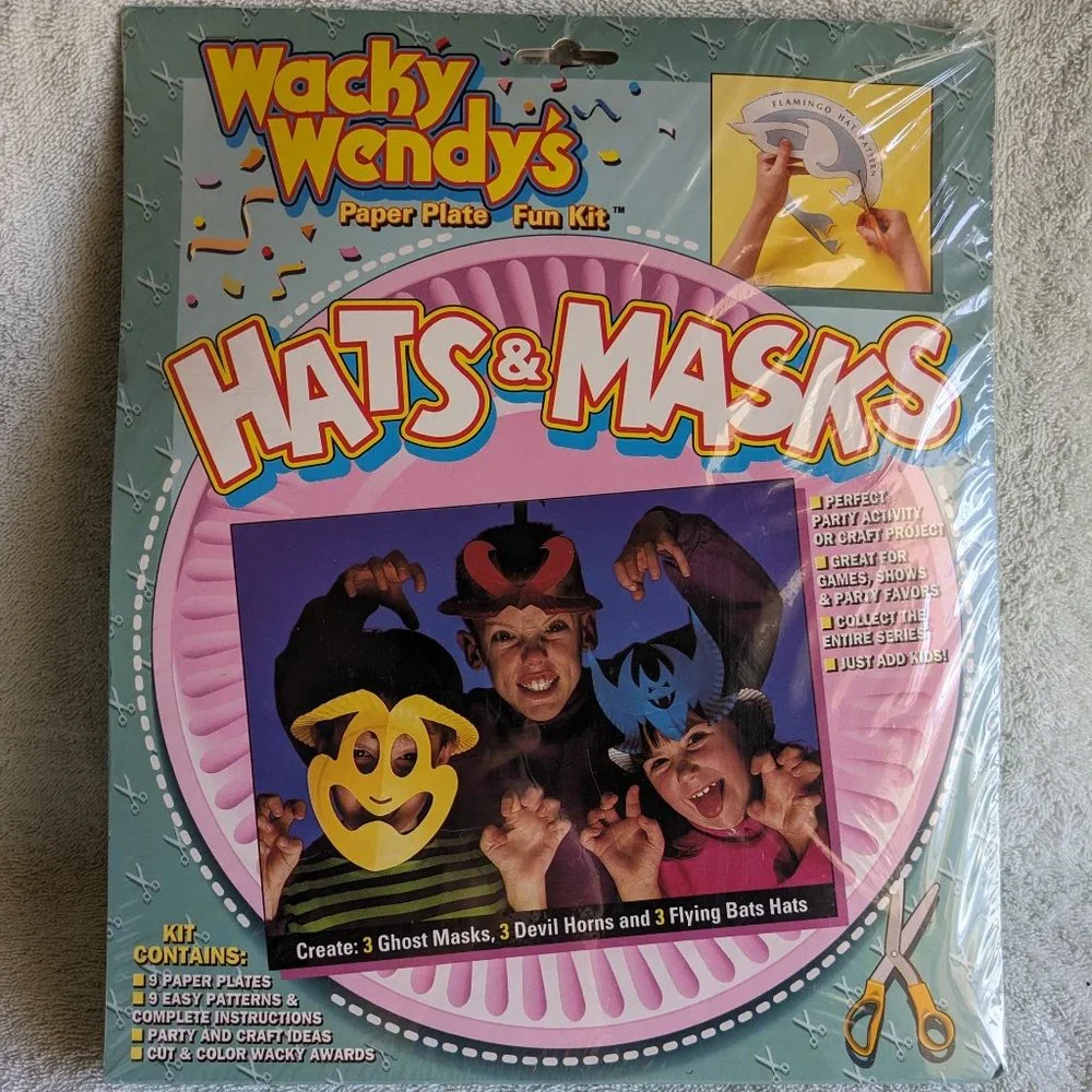Wacky Wendy Hats and Masks Kit Craft DIY